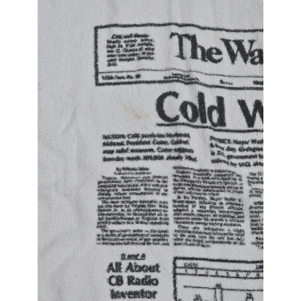 The Washington Star The Cold Weather‎ Crisis Newspaper Towel Beach Bath Set of 2